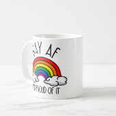 HOMO AF en trots erop Koffiemok (Voorkant links)