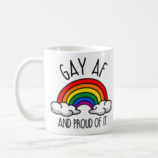 HOMO AF en trots erop Koffiemok (Links)