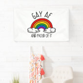 HOMO AF en trots erop Spandoek (Insitu)