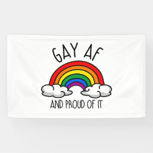 HOMO AF en trots erop Spandoek