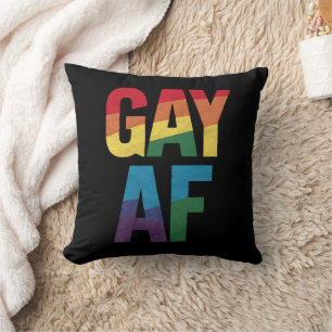 Homo AF LGBT trots homo cadeau trots maand Kussen