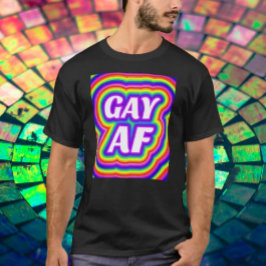 Homo AF Regenboog T-shirt