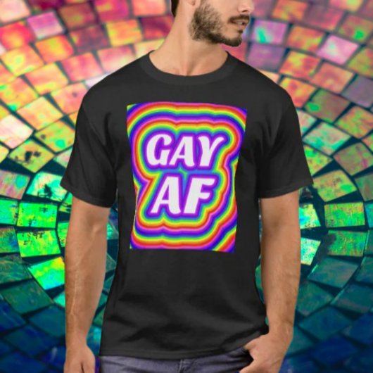 Homo AF Regenboog T-shirt