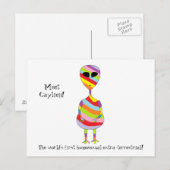 Homo-Alienus Briefkaart (Voorkant / Achterkant)