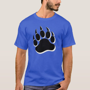 Homo Beer klauw Zwart en Wit 3D effect - T-shirt