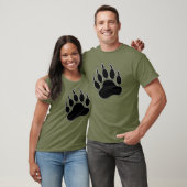 Homo Beer Pride 3D Zilveren frame Beerpoot T-shirt (Unisex)