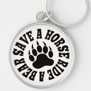 Homo Beer Pride Sla Een Paard Red Een Beer Sleutel Sleutelhanger