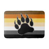Homo Beer Pride Vlag Beer Klauw Badmat (Voorkant)