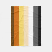 Homo Beer Pride Vlag Fleece Deken (Voorkant)