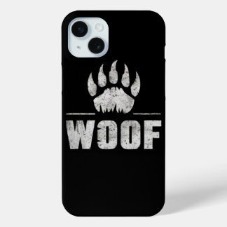 Homo Beer Proud vervaagde Beerpoot WOOF iPhone 15 Mini Hoesje