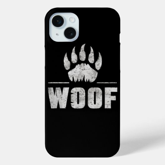 Homo Beer Proud vervaagde Beerpoot WOOF Case-Mate iPhone Case (Achterkant)