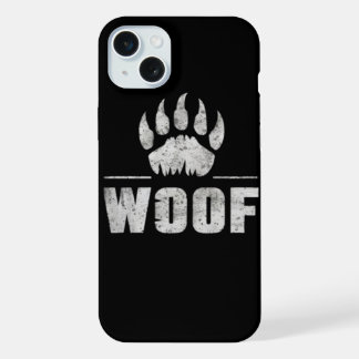 Homo Beer Proud vervaagde Beerpoot WOOF iPhone 15 Plus Case