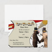 Homo berenbruiloft of ceremonie Save-the-Date kaar Kaart (Voorkant / Achterkant)