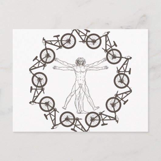 Homo Cyclistus Briefkaart (Voorkant)