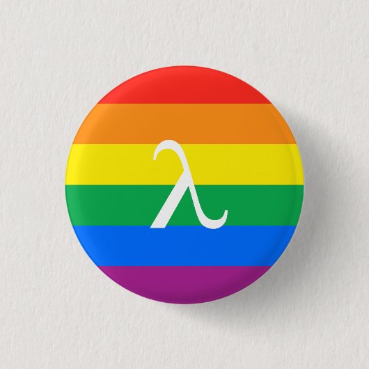 Homo-emancipatieactivisme Ronde Button 3,2 Cm (Voorkant)