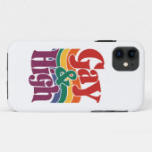 Homo en hoog retro LGBTQ trotsvlag Case-Mate iPhone Case (Achterkant (horizontaal))