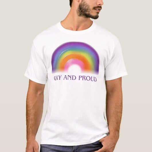 Homo en trots t-shirt (Voorkant)