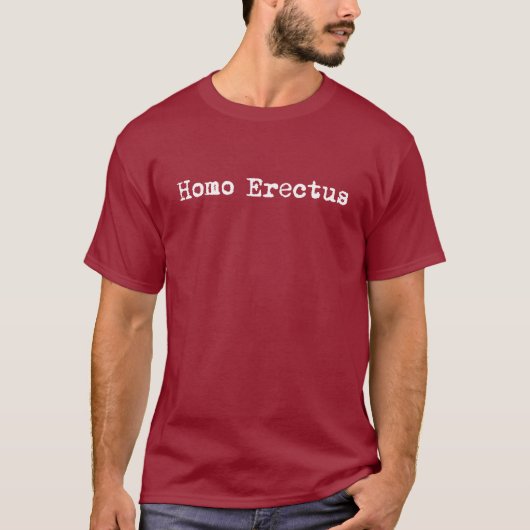 Homo Erectus T-shirt (Voorkant)