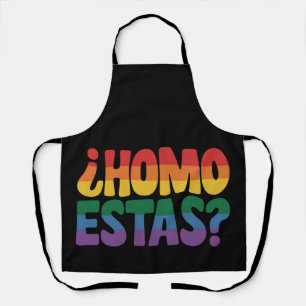 Homo Estas Grappige Spaanse Mexicaanse Gay Ally LG Schort
