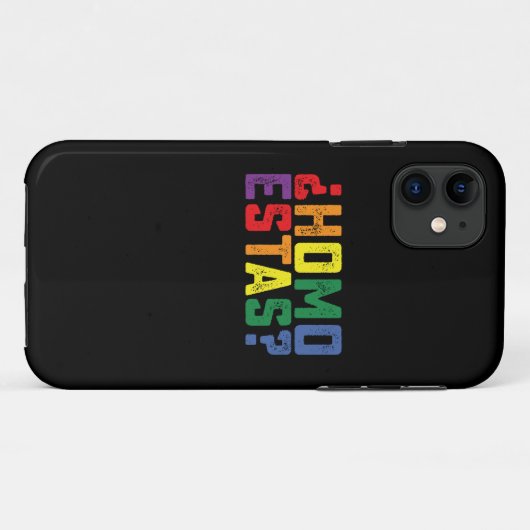 Homo estas Spaanse Mexicaanse Grappige Gay Pride L Case-Mate iPhone Case (Achterkant (horizontaal))