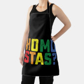 Homo estas Spaanse Mexicaanse Grappige Gay Pride L Schort (Insitu)