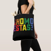 Homo estas Spaanse Mexicaanse Grappige Gay Pride L Tote Bag (Dichtbij)