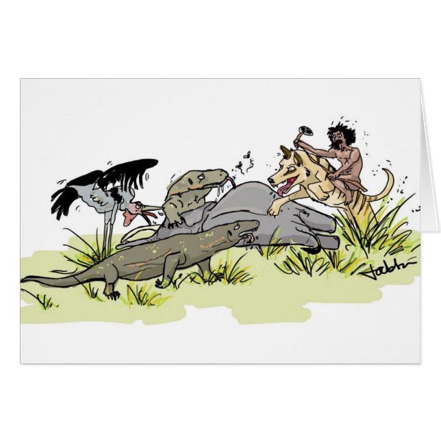 Homo Floresiensis gaat jagen (Voorkant Horizontaal)