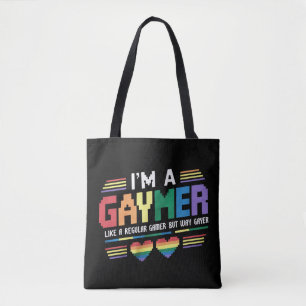 Homo-gamer Als een gewone gamer maar veel homer Ga Tote Bag