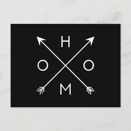 Homo Gay Pride Arrows Briefkaart (Voorkant)