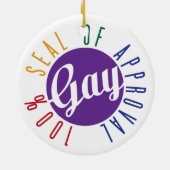 Homo Goedkeurings Ornament (Achterkant)
