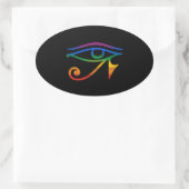 Homo Goth Pride Ovale Sticker (Tas)