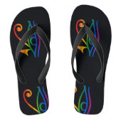 Homo Goth Pride Teenslippers (Voetbed)