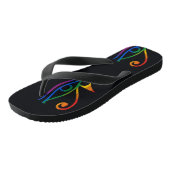 Homo Goth Pride Teenslippers (Schuin)