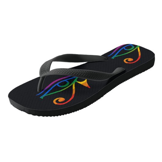 Homo Goth Pride Teenslippers (Schuin)