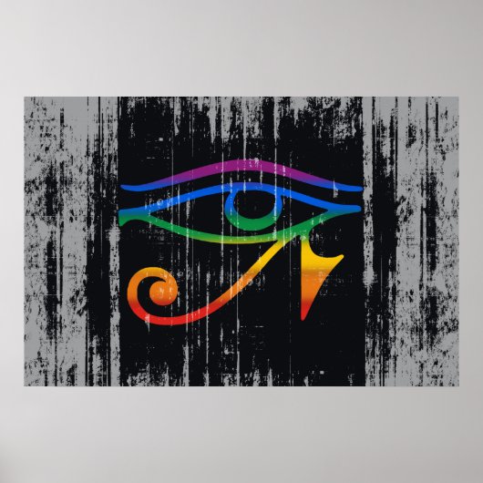 HOMO-GOTISCHE PRIDE-VLAG POSTER (Voorkant)