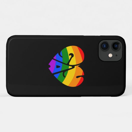 Homo Hart Case-Mate iPhone Case (Achterkant (horizontaal))