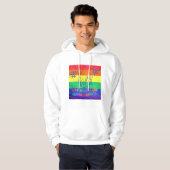 Homo heeft rechten hoodie (Voorkant volledig)