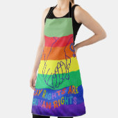 Homo heeft rechten schort (Insitu)