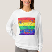 Homo heeft rechten t-shirt (Voorkant)
