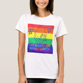 Homo heeft rechten t-shirt