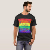 Homo heeft rechten t-shirt (Voorkant volledig)