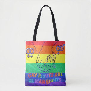 Homo heeft rechten tote bag