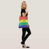 Homo heeft rechten tote bag (Op model)