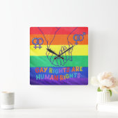 Homo heeft rechten vierkante klok (Huis)