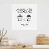 Homo Huwelijks Welkom Poster (Keuken)