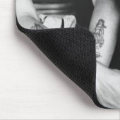  homo-interesses jager met tattoos muismat (Hoek)