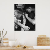 homo-interesses jager met tattoos poster (Keuken)