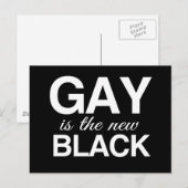 HOMO IS HET NIEUWE ZWART - PNG.NL BRIEFKAART (Voorkant / Achterkant)