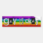 homo is oké bumpersticker (Voorkant)