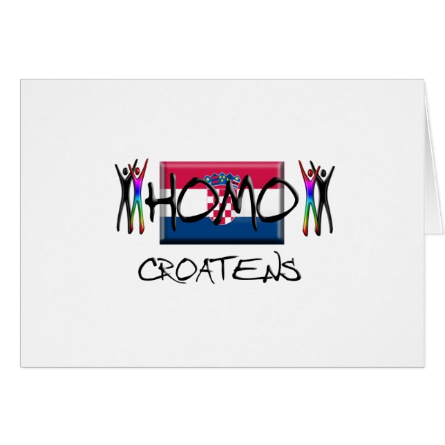 Homo Kroatië (Voorkant Horizontaal)
